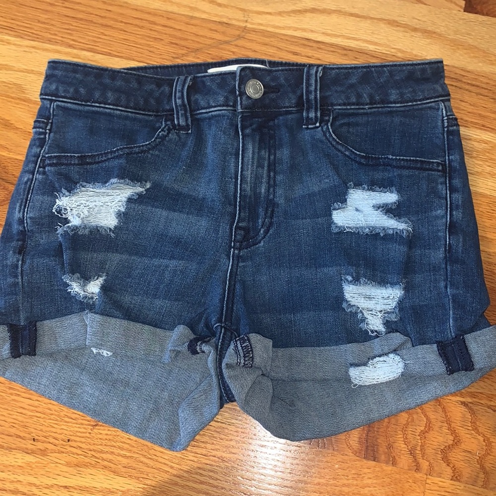 Pacsun distressed denim shorts size 26